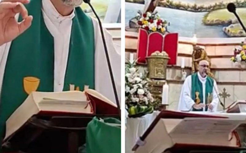 Ce le-a spus credincioșilor preotul din Ecuador chiar înainte să moară, lovit de o cruce în timpul slujbei live