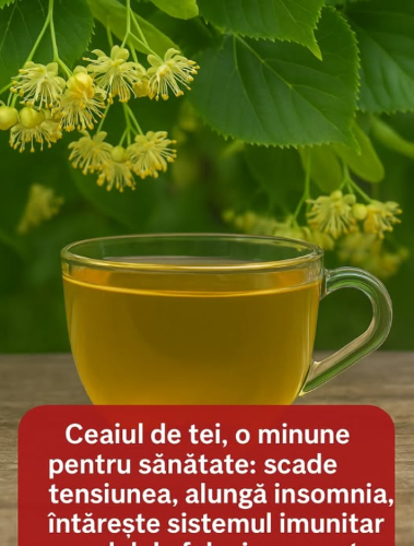 Ceaiul de tei, prietenul serilor liniștite: ce poate face pentru somn și stres și cum îl prepari corect