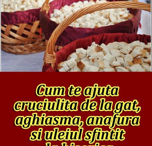 Cruciulița de la gât, aghiasma, anafura și uleiul sfințit: ce rol au în viața unui credincios