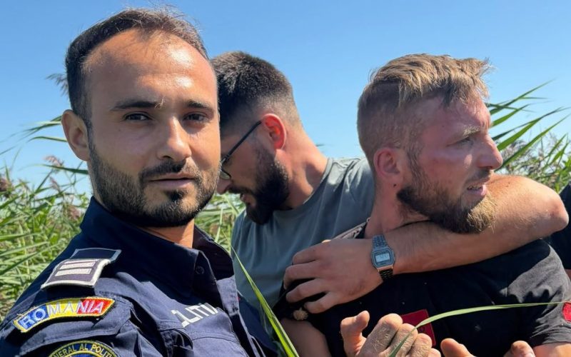 După trei zile de căutări, a fost prins tânărul care a fugit din Bulgaria cu o mașină furată și a rănit doi polițiști