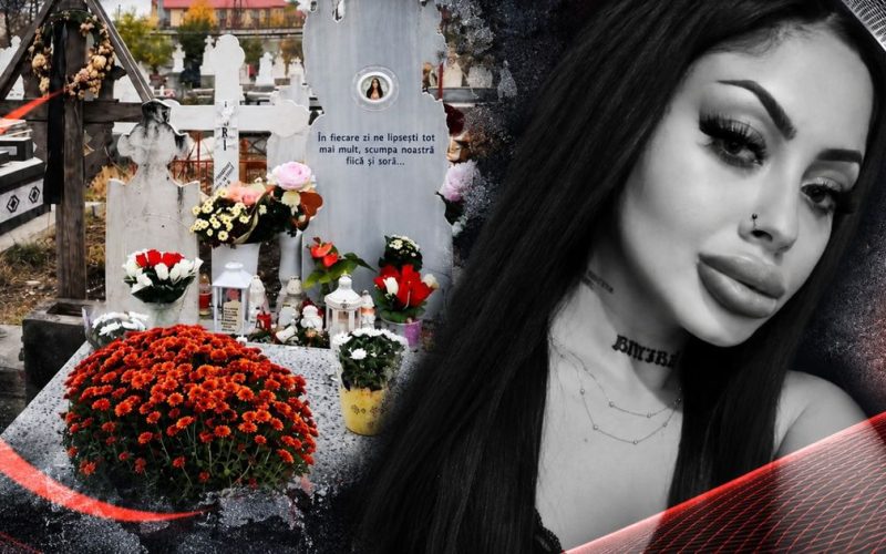 La o lună de la înmormântarea Valentinei Tănasie, mormântul ei din Filiași strânge flori, lumânări și un mesaj sfâșietor